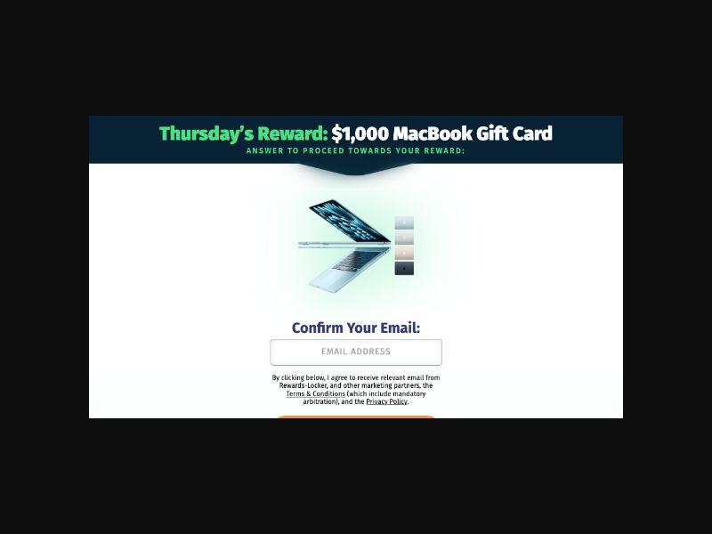 SuperSweep - $1000 Apple MacBook Gift Card - SOI (US)