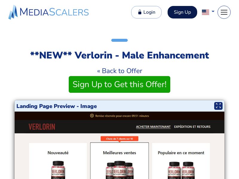 Verlorin - Male Enhancement {+DTC} (Event Tracking) [FR, BE]