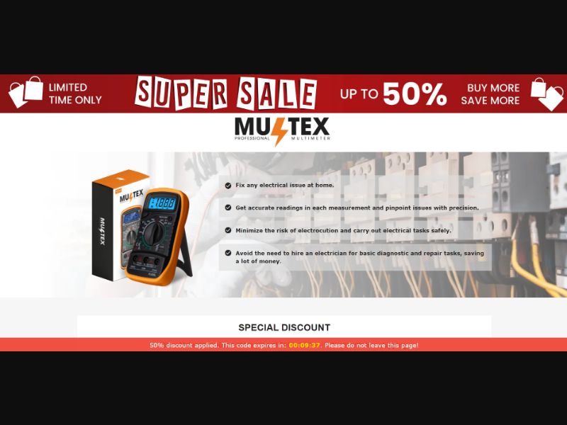 [WEB+MOB] Qinux Multex – Professional Multimeter /International (112 GEOs) CPS *FB/TT/Google/Taboola Pixel*