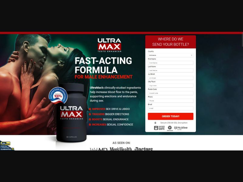 Ultra Max Testo Enhancer - English - Nutra / Male - SS - [ID]