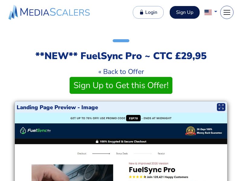 FuelSync Pro ~ CTC £29,95 {+DTC, Alt-Landers} (Event Tracking) [UK]