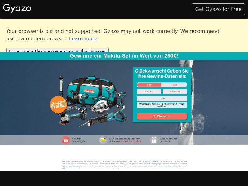 Makita €250 - CPL | DE