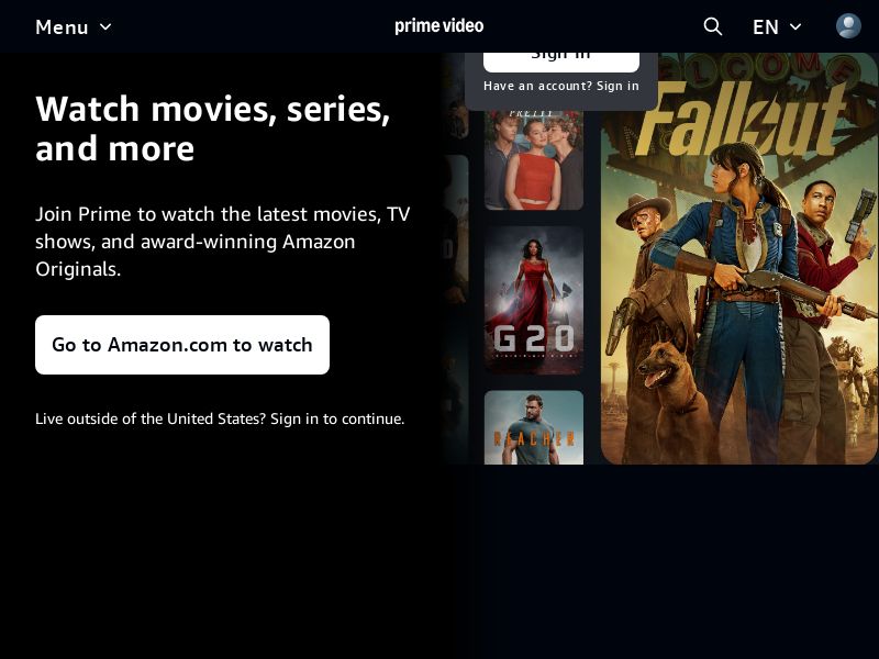 Prime Video Affiliate Program EMEA - FR,SE,FI,UK,ES,IT,TR,DE,DK,BE,RO,IE,NO,PL,GR,PT