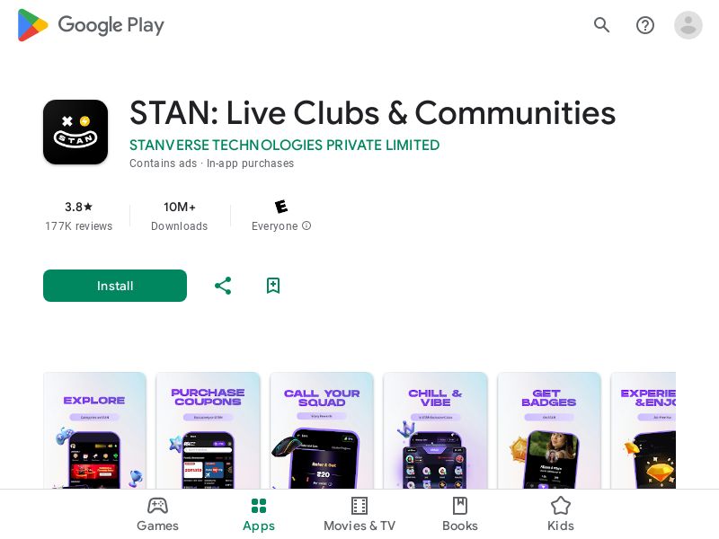 Stan Android Mobile CPFT - India