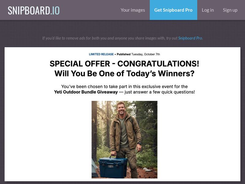 TechFlow - Yeti Outdoor Bundle (Survey Prelander) US - CC Submit