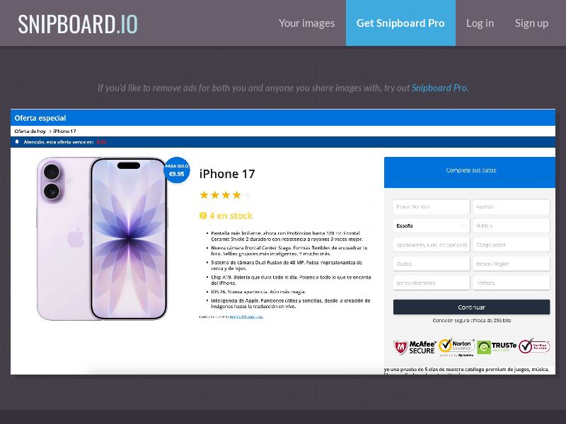 PrivateSweeps - Blue $9.95 CTC iPhone 17 WW - CC Submit RevShare % *SENSITIVE, ONLY SUPER QUALITY TRAFFIC*