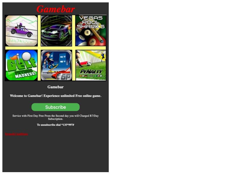 Gamebar Vodacom