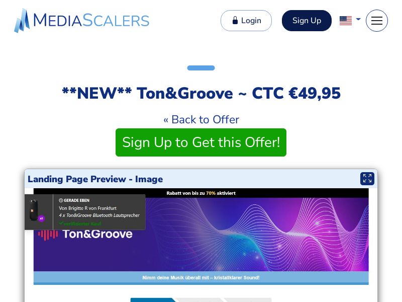 Ton&Groove ~ CTC €49,95 {+DTC} [DE, AT]