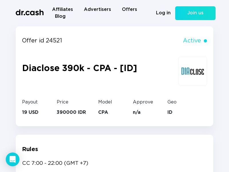 Diaclose 390k