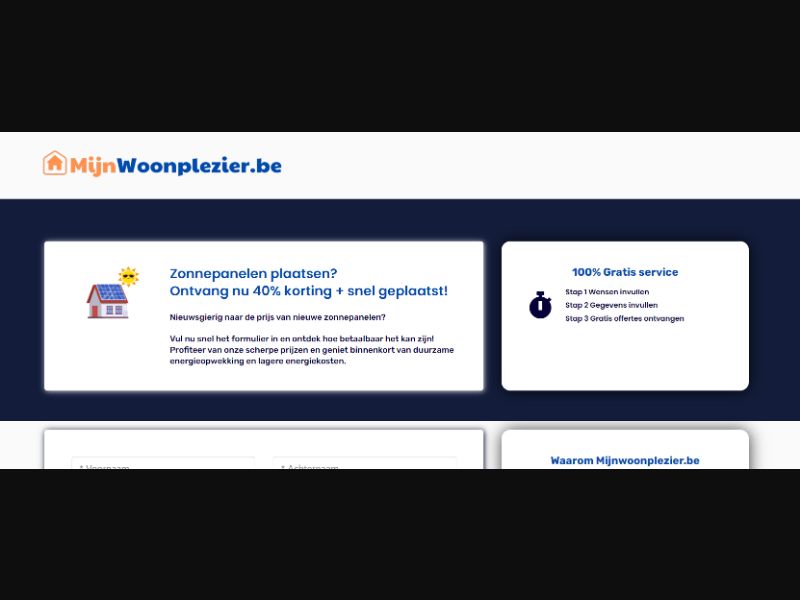 [WEB+MOB] Solarpanels Discount /BE SOI [Approval Only]