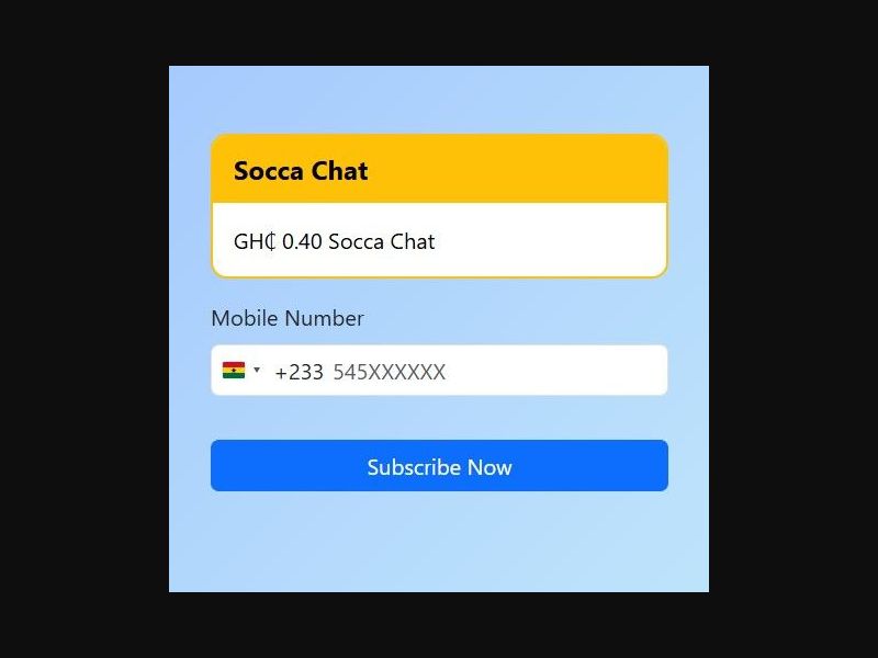 37342 - GH - [MOB] - Soccachat - MTN - 2 Click
