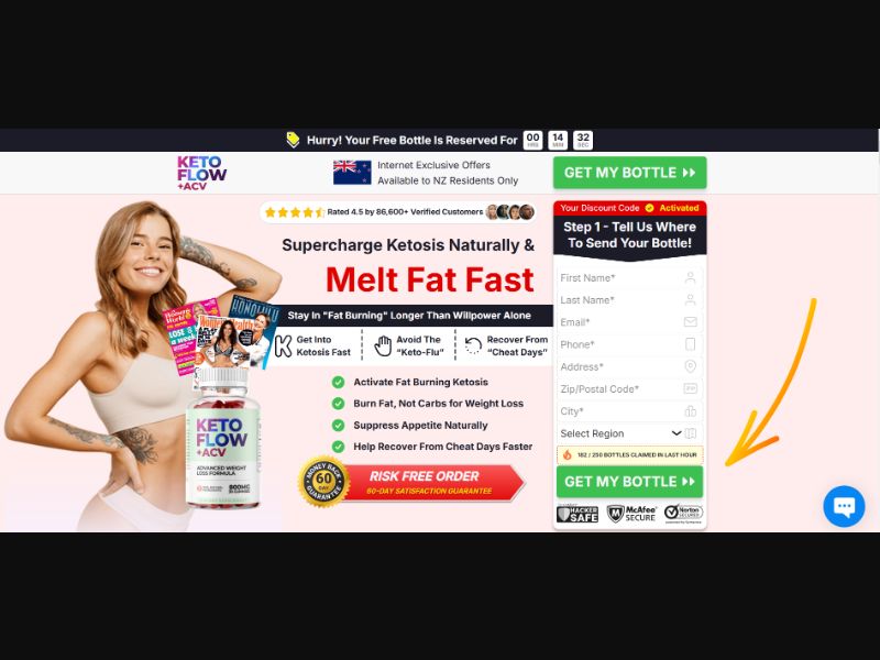 [WEB+MOB] Keto Flow /NZ CPS *FB Pixel* [Approval Required]