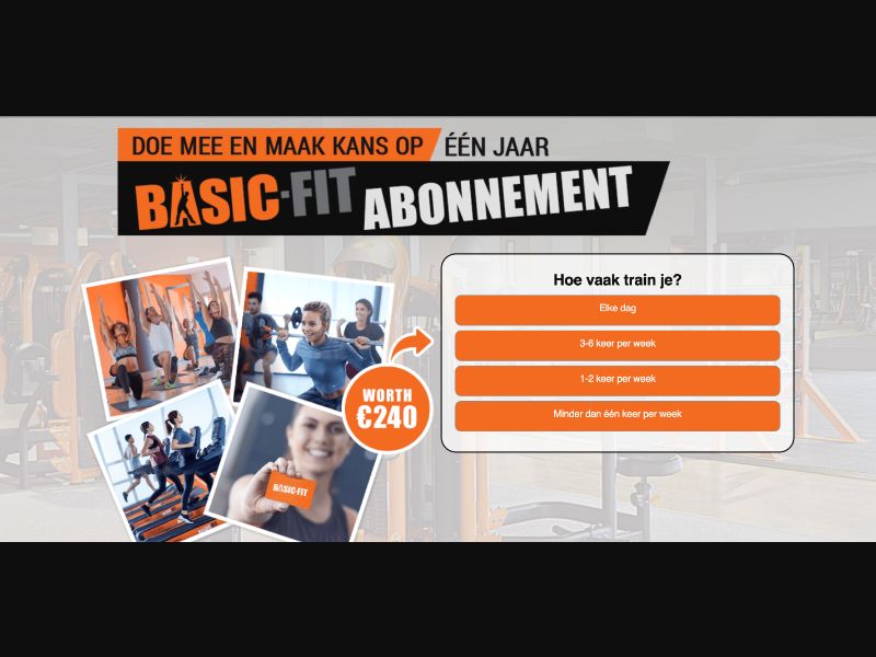 NL - Quiztionnaire - Basic Fit - (CPL)