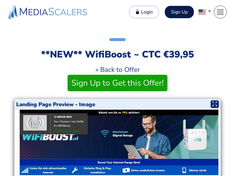 WifiBoost ~ CTC €39,95 {+Alt-Landers, DTC} (Event Tracking) [DE, AT]