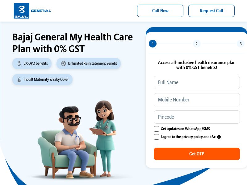 Bajajgeneralinsurance.com Health Insurance CPL - India