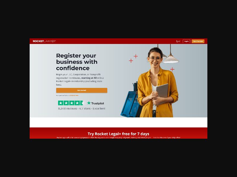 Rocket Lawyer - Start a Businses - CPS (US)