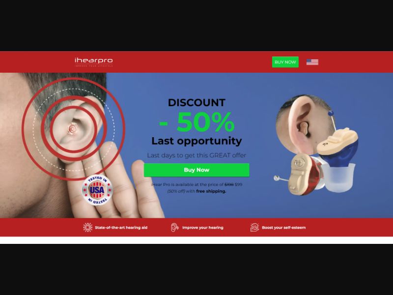 [WEB+MOB] iHear Pro – Hearing Aids /International (112 GEOs) CPS *FB/TT/Google/Taboola Pixel*