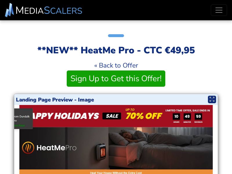 HeatMe Pro - CTC €49,95 {+DTC, Alt-Landers} (Event Tracking) [IE]