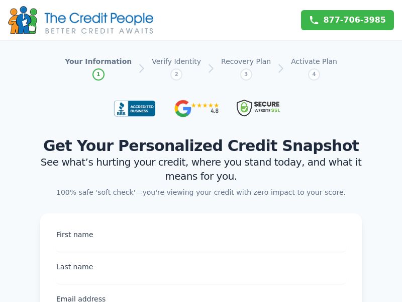 The Credit People / Credit Repair - (Proof Needed)