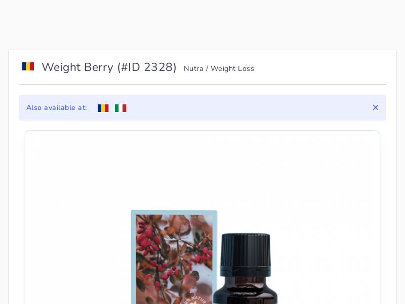 Weight Berry