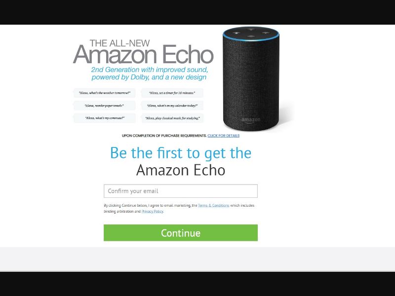 Get an Amazon Echo - US