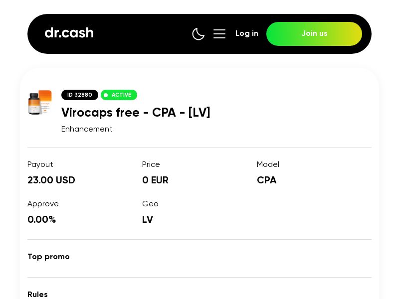 Virocaps free