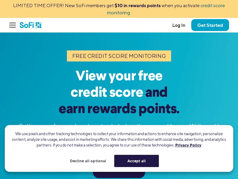 SoFi Free Credit Score