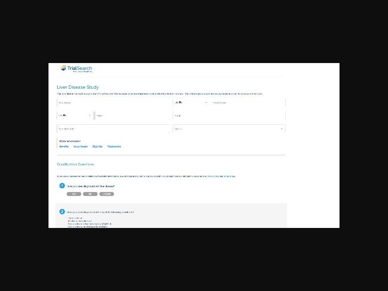 Trial Search - Liver Disease - Clinical Trial - CPL (US)