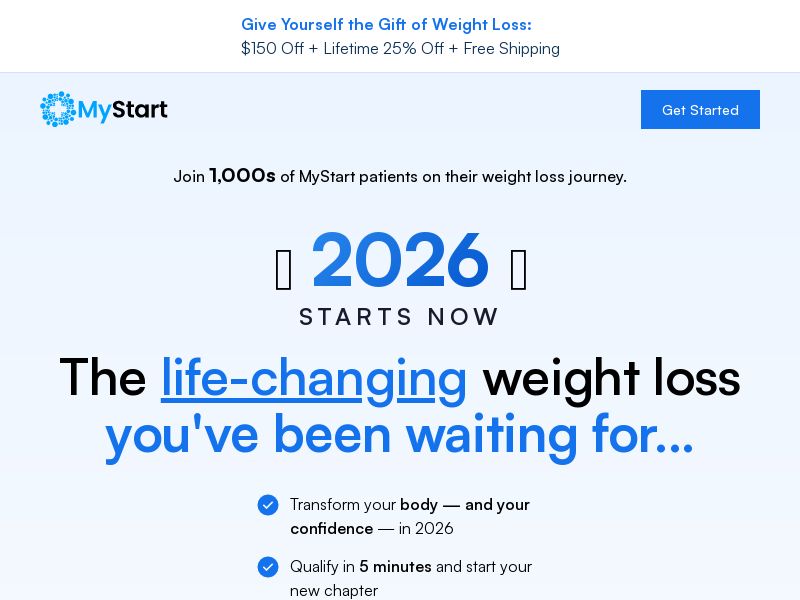 MyStart GLP1 Success - WL - CPA | US