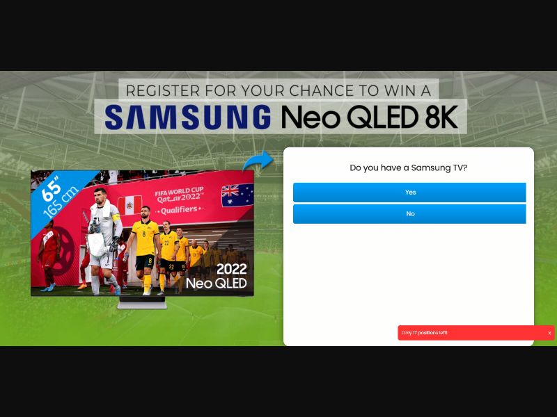 AU - Quiztionnaire - Samsung Neo QLED 8K - (CPL)