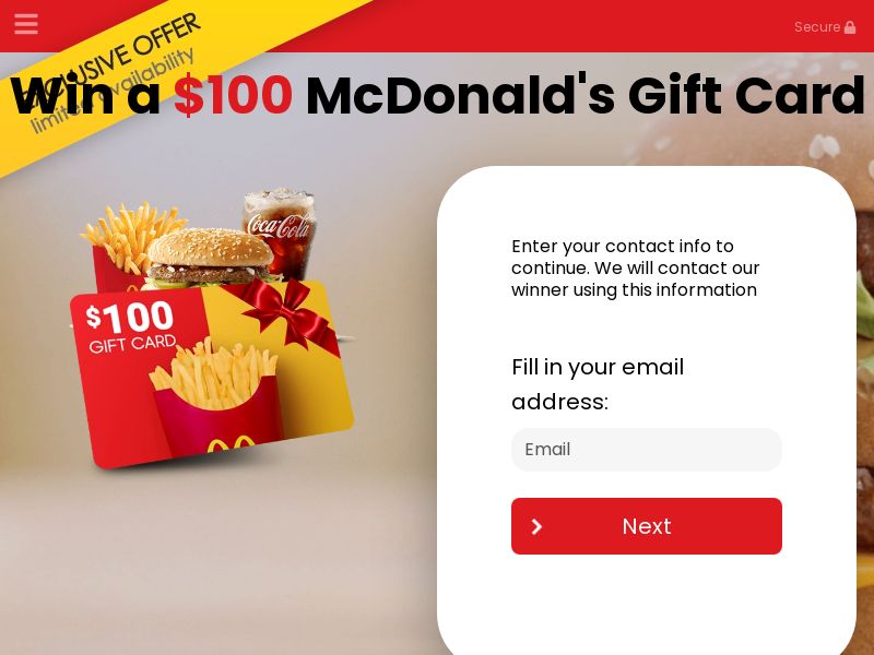 McDonalds Gift Card - AU - CPL