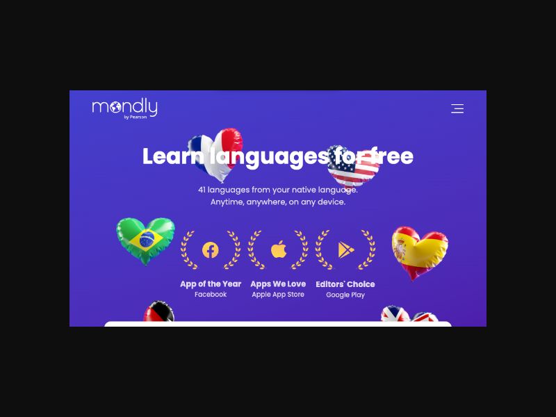 Mondly - Learn Languages for Free - RevShare (WW)
