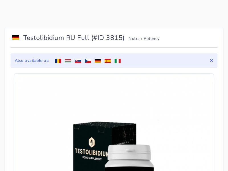 Testolibidium RU Full