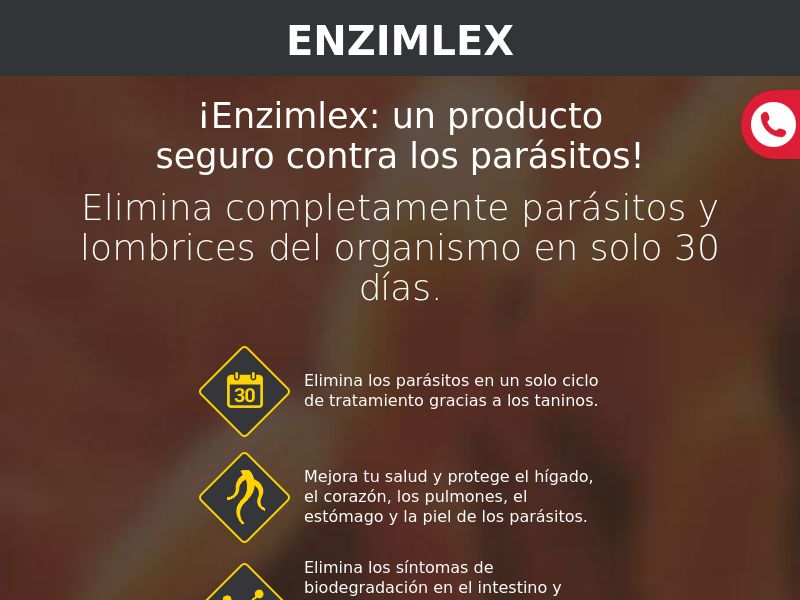 Enzimlex LOW PRICE (MX) - ANTI-PARASITE CAPS HOLD