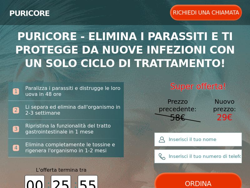 Puricore 29 EUR IT - ANTI-PARASITE DROPS