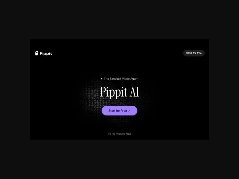 Pippit AI - Free AI Video Generator - RevShare (US,CA,UK + more)