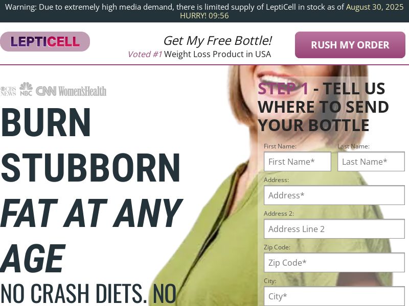 ! NEW OFFER - LeptiCell - DTC [US,CA] (Banner,Native,Social,Search,SEO,PPC,Push,Brand Bidding,Shopping) - CPA