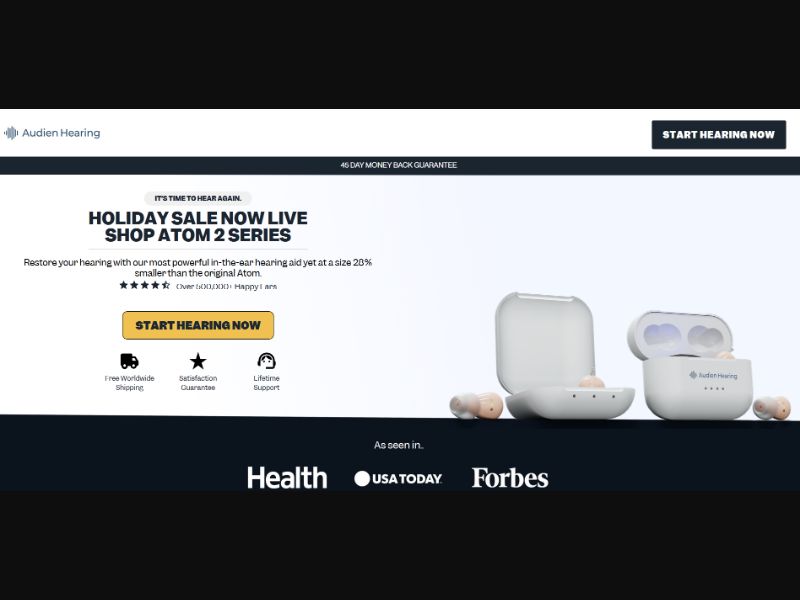 [WEB+MOB] AudienHearing.com (HomePage) /US