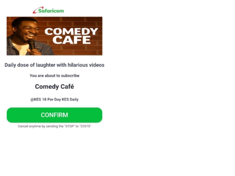Comedy Cafe Safaricom