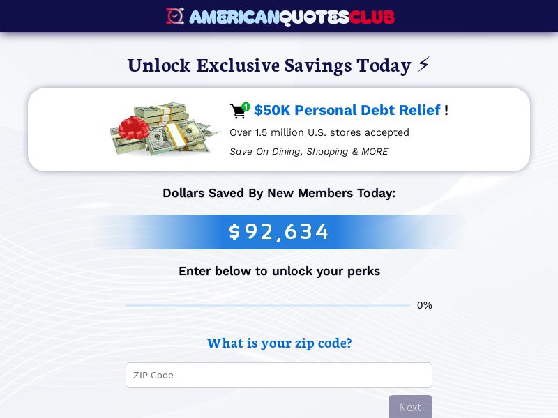 AQC $50K Personal Debt Relief