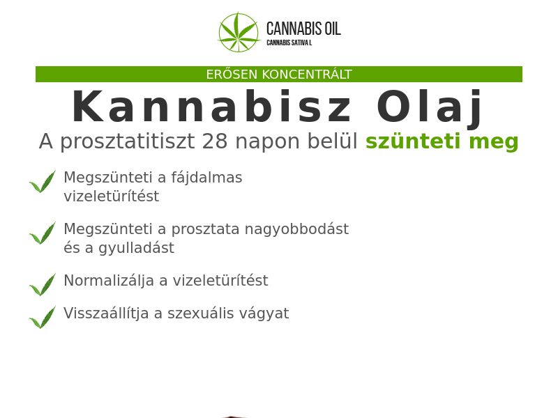 Cannabis Oil HU (prostatitis)