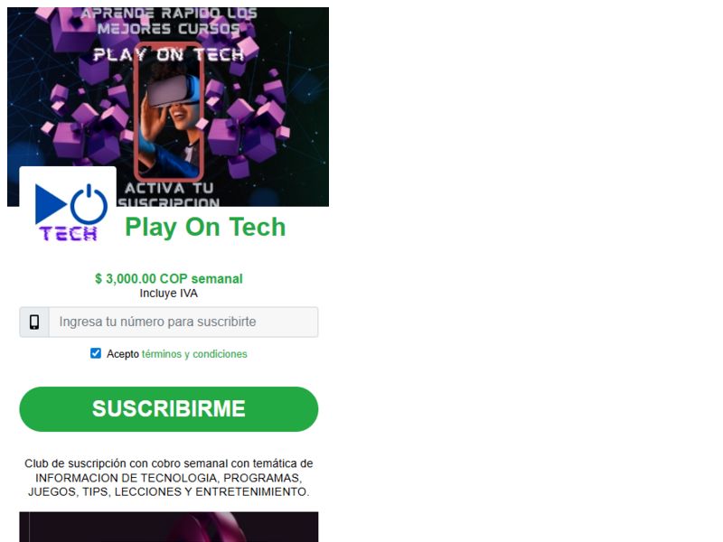 Play On Tech Claro