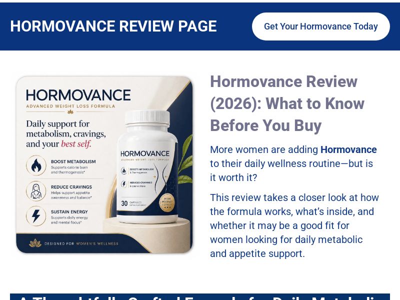 ! NEW OFFER - Hormovance Private - VSL [US,CA] (Banner,Native,Social,Search,SEO,Brand Bidding) - CPA