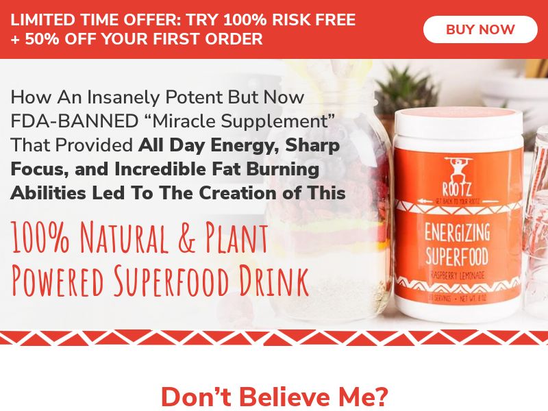 Energizing Superfood [US,CA] (Social,Banner,Native,Push,SEO,Search,Brand Bidding) - Revshare