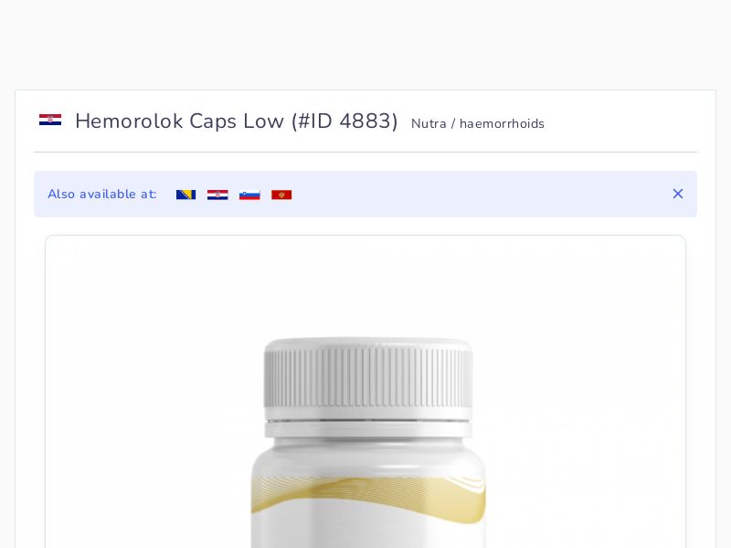Hemorolok Caps Low