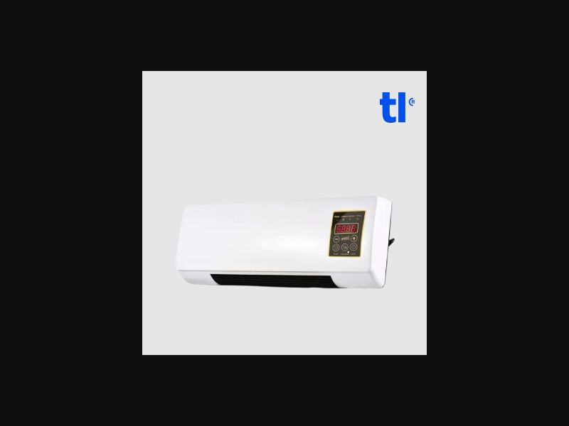 Wall Mounted Electric Heater - White Hat - CPA - COD - White Hat