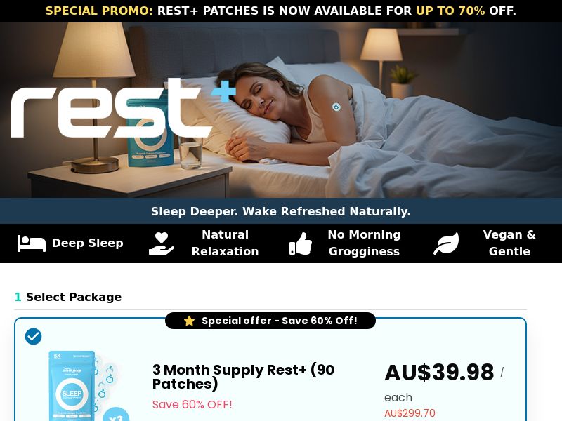 Rest+ Patches SS - AU