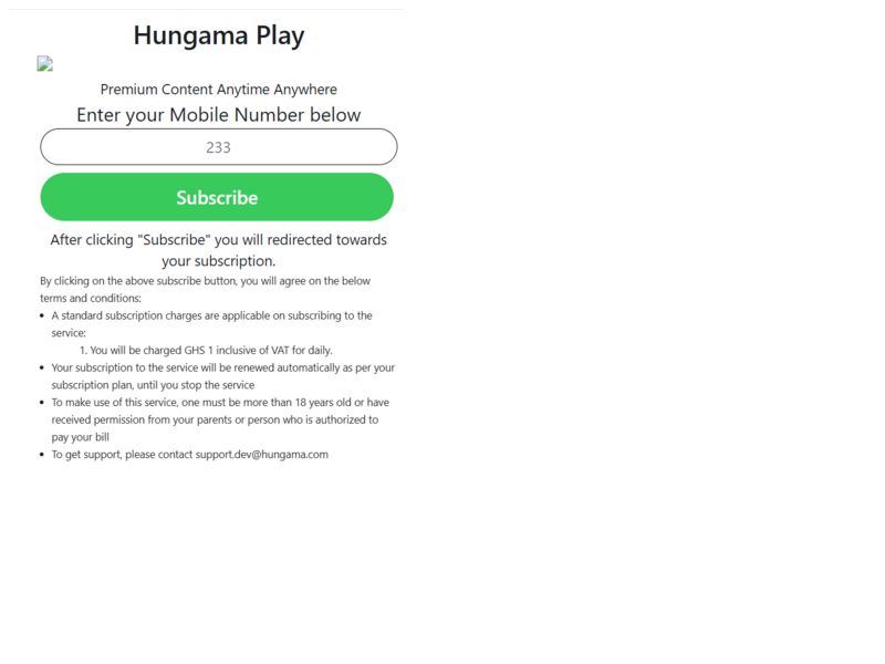 Hungama Play MTN