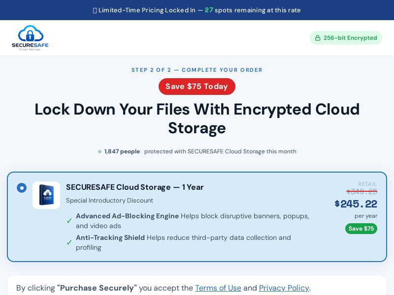 SecureSafe Cloud - DTC- CPA | US
