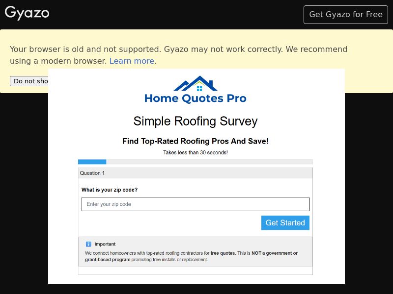 HomeQuotesPro - Roofi - CPL| US